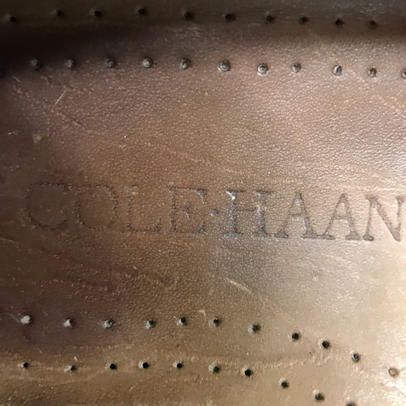 Cole Haan Men’s Light Brown Leather Boat Shoes - Picture 7 of 8